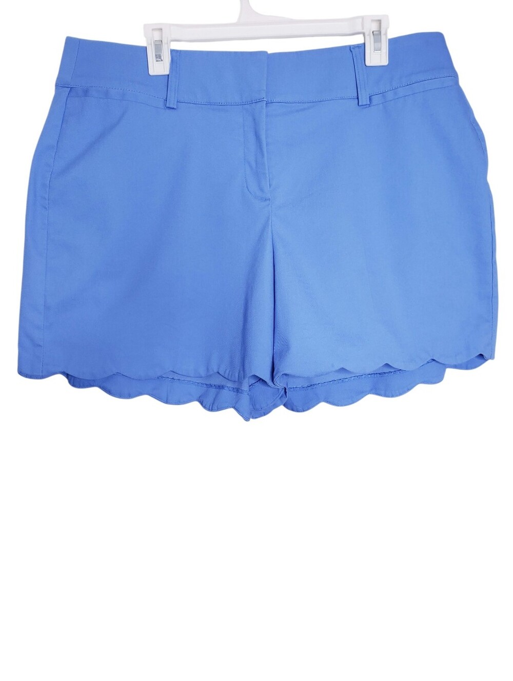 Lane Bryant Blue The Allie Scalloped Edge Casual Shorts Women's Size 16